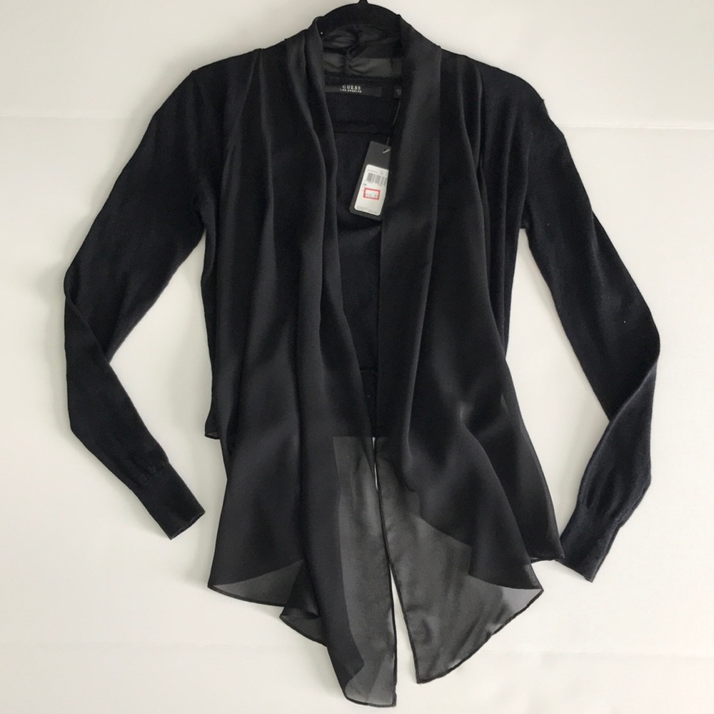 Guess black cardigan